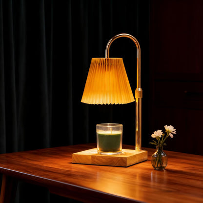 MOAFINA White Candle Warmer Lamp with Timer,Height Adjustable Dimmable