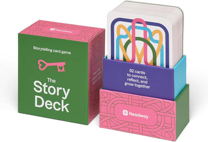 Headway Story Cards Game - Conversation Cards for Friends - Fun Games for Adults - Question Card Game for Storytelling and Deeper Conversation - Card Game for Game Night with Friends