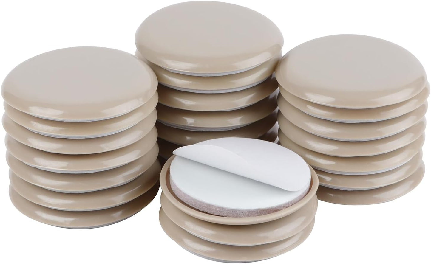 Self-Adhesive Furniture Sliders for Carpets, Furniture Moving Pads (36Pcs) 1-3/4" Furniture Mover Glides, Self Sticks Carpet Furniture Carrier - Move Any Item Quickly and Easily!