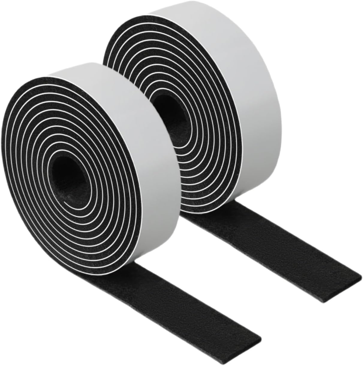 Felt Strips with Adhesive Backing Heavy Duty Cuttable Felt Tape Roll Furniture Pads for Chair Legs - Protecting Hardwood Floors, Chair Wall Protector (Black, 80 x 0.5 x 0.14 Inch)