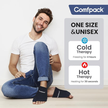 Comfpack Foot Ice Pack Toe Wrap for Bunion, Gout, Plantar Fasciitis Relief