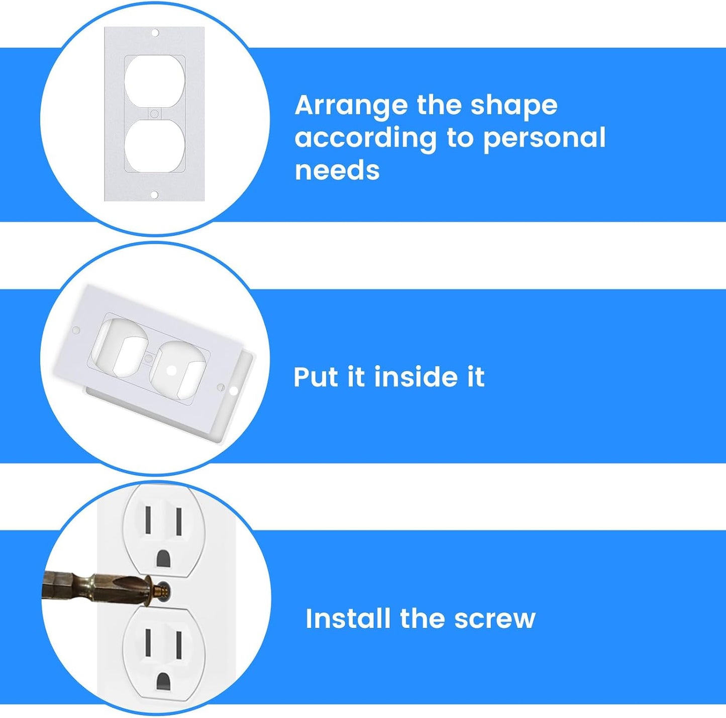 15 Pcs Electrical Outlet Insulator Pads, Outlet Insulation and Draft Sealers, EVA Foam Gasket, Wall Plate Insulation Gasket for Light, Switch Socket, 2.5 x 4.2 inch