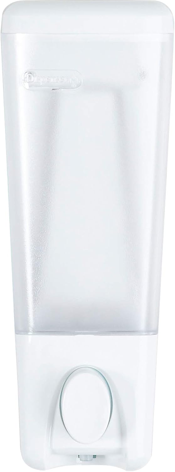 Better Living Products 72350 Clear Choice 3-Chamber Shower Dispenser, White