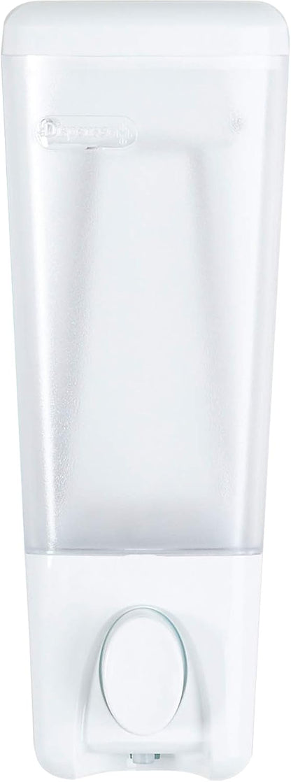 Better Living Products 72350 Clear Choice 3-Chamber Shower Dispenser, White