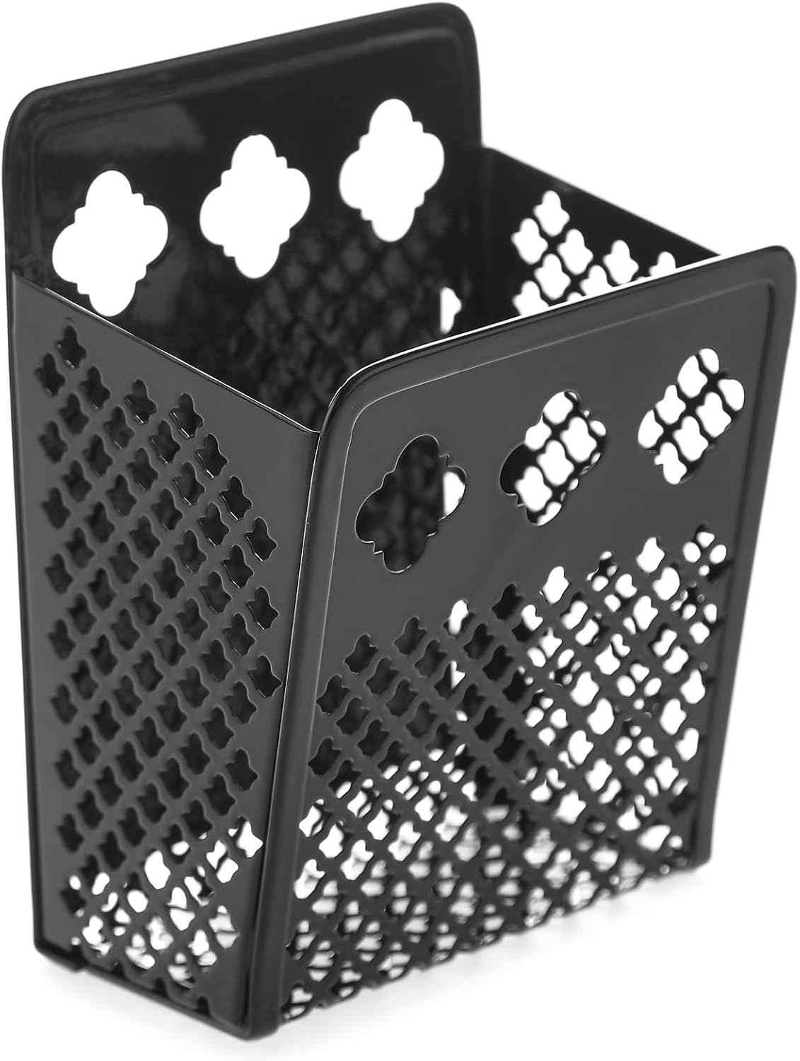 Magnetic Pen Holder, Mesh Metal Strong Magnet Dry Erase Marker Holder Pencil Organizer Small Items Basket for Refrigerator, Whiteboard, Locker Accessories-Pink, Pack of 1, Blush, New-Z008