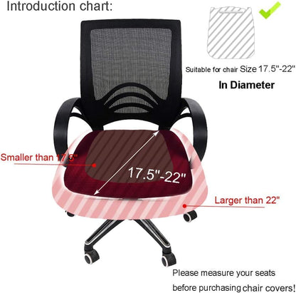 Smiry Office Computer Chair Armrest Covers, 2PCs Anti-dust Arm Rest Pad | Removable Washable Desk Chair Arm Pad Covers, Grey