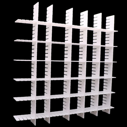 30Pcs Adjustable Drawer Organizer, White Plastic DIY Grid Drawer Dividers, 15.75x1.97x0.1in, for Socks, Underwear, Makeup, Cosmetic, Clothes