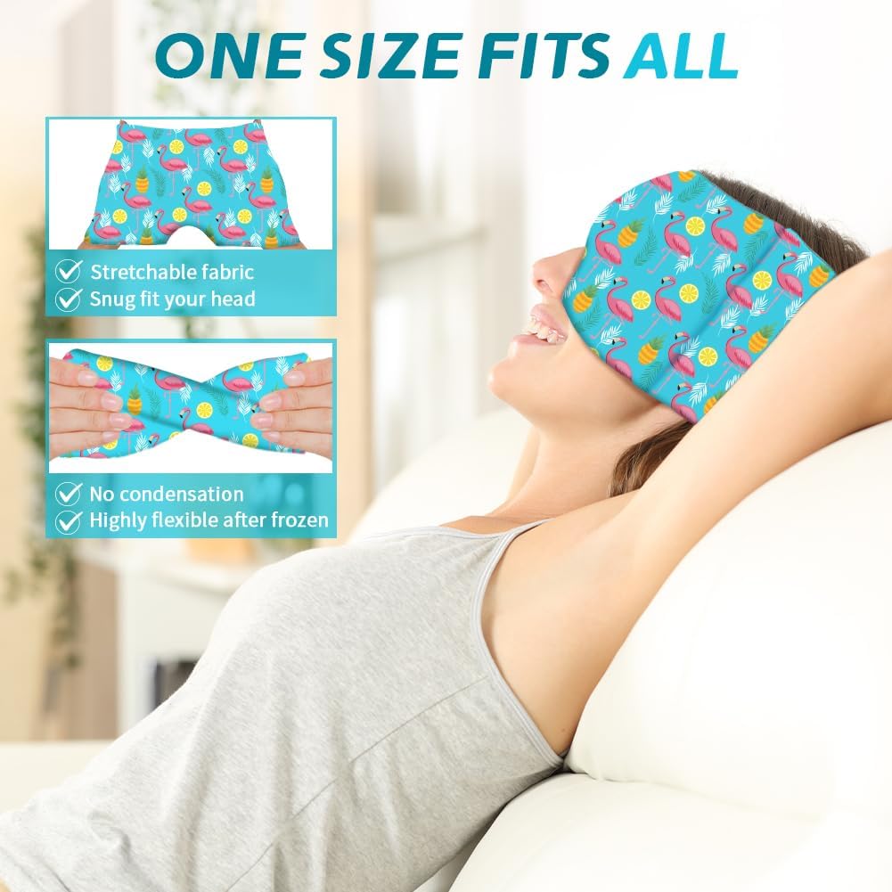 Migraine Relief Cap, Soothing Headache Ice Face Mask Products