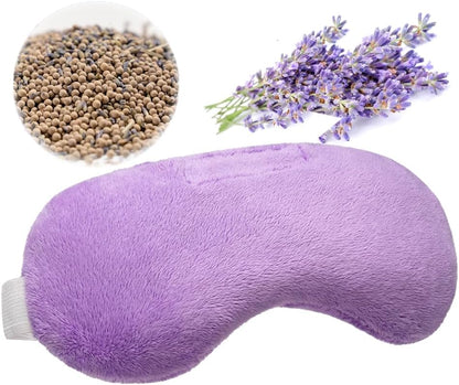 Umisleep Lavender Eye Mask, Weighted Heated Sleep Mask for Men Women, Grey