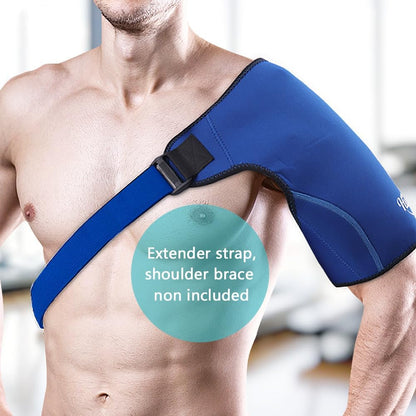 Hilph Ice Pack Strap, Stretchable, 3 Sizes Belt Extender Secure Straps | Elastic Hook and Loop Extension Straps, Add Length to Most Ice Packs, Secure Ice Pack, Multiple Use for Knee, Back, Shoulder
