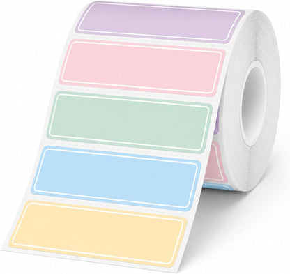 Removable Freezer Labels Stickers, 1 x 3 Inch Blank Removable Freezer Labels Food Storage Stickers, Date Label Waterproof Oil Resistant Easy Clean No Residue- 250 Sheets