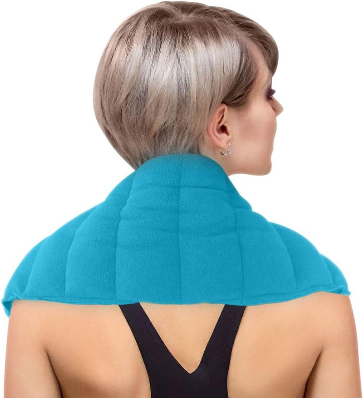 XL Microwavable Heating Pad with Cover Releases Moist Heat for Back Pain