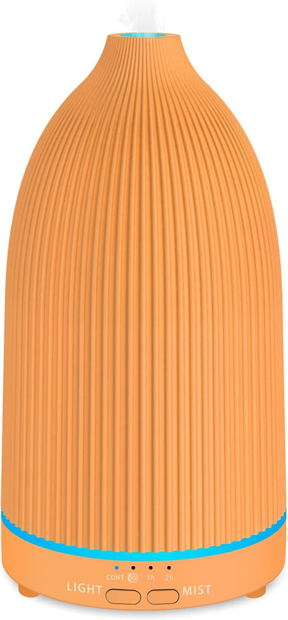URPOWER 300mL Essential Oil Diffusers for Home Aromatherapy Diffuser | Up to 10 Hrs High/Low Mist Settings Quiet Diffuser Oil Machine Humidifiers Ideal for Bedrooms Living Rooms & Home Offices