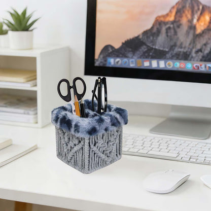 Plush Lined Glasses Eyeglass Holder Stand for Nightstand | Anti-scratch Glasses Stand Case,Cotton Rope Eyeglasses Holder, Storage Organizer for Office Desk