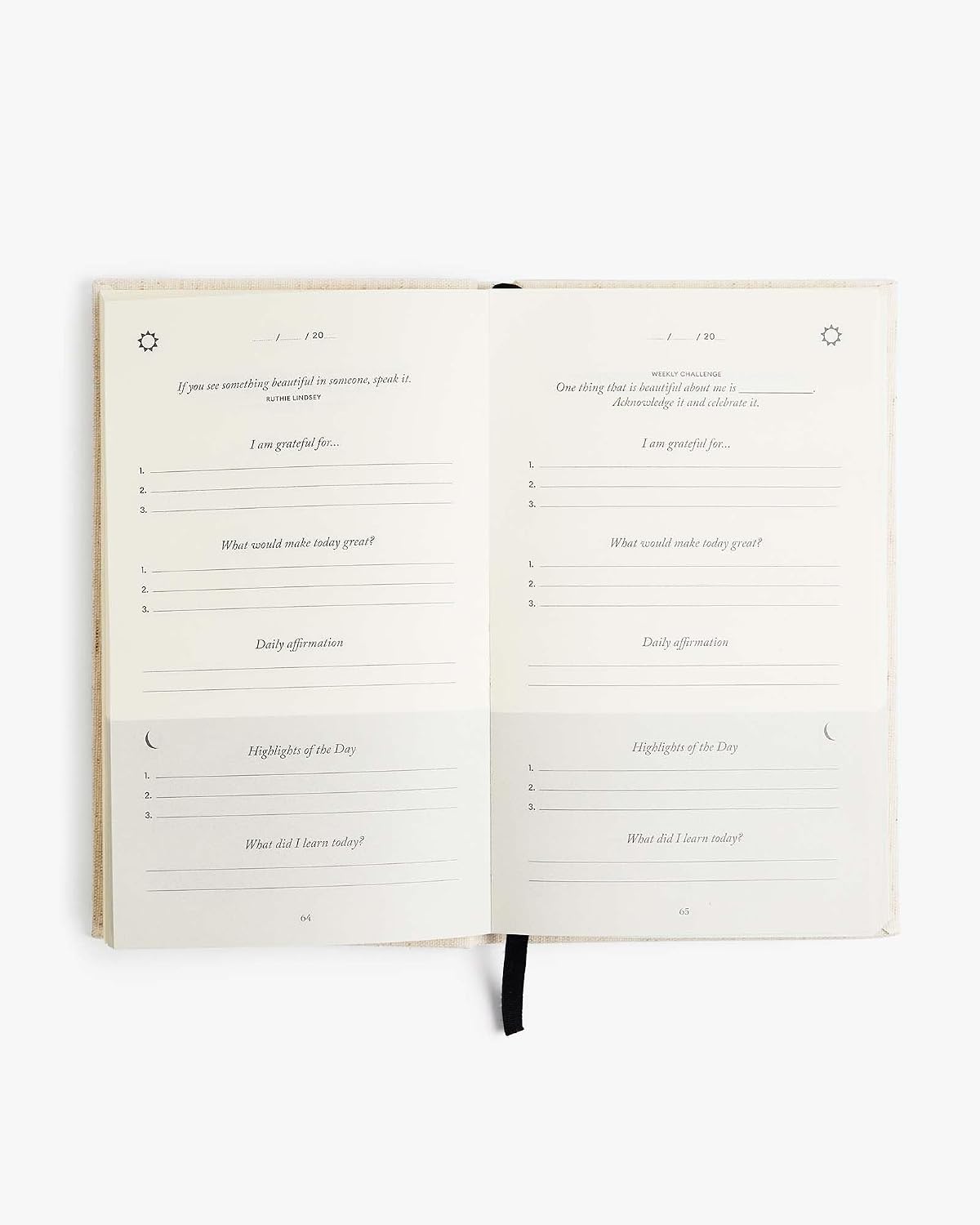 Intelligent Change The Five Minute Journal - Original Daily Gratitude Journal for Women & Men - Mindfulness, Happiness & Daily Reflection - Undated Planner - Affirmation Journal - Gifts for Women
