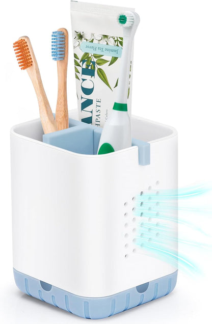 Boperzi Toothbrush Holders, Kids Toothbrush Holder with Drainage, Detachable Anti-Slip Electric Toothbrush Holder, Toothpaste Organizer Storage Caddy for Bathroom Countertop, Shower, Kitchen, Vanity