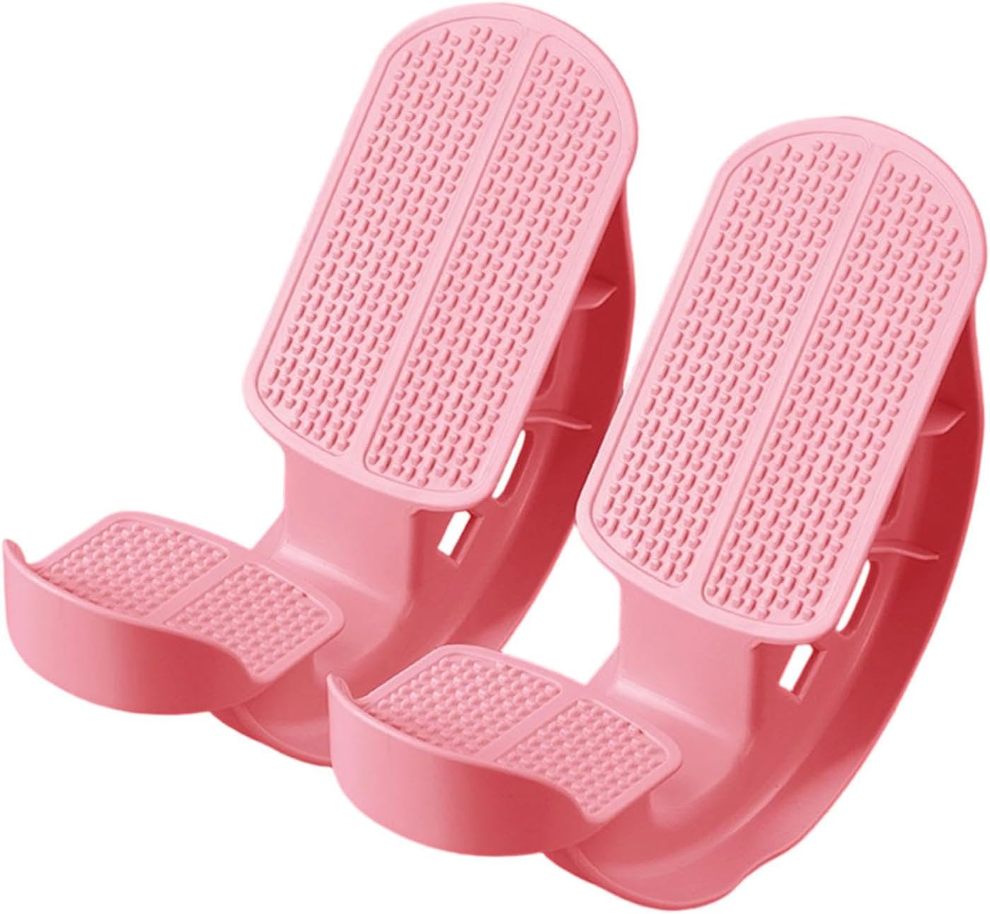 2 Pieces Foot Stretcher Rocker Calf Exercise Stand Ankle Tilting Tendon Board Plantar Massage Fitness Pedal Ergonomic PP Material Suitable for Yoga Ho, red