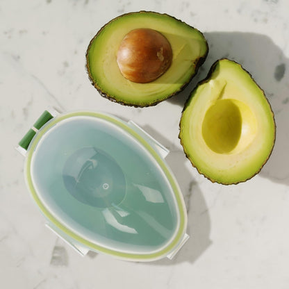 OSALADI Avocado Storage Box Transparent Avocado Keeper for Refrigerator Reusable Fruit Food Container One-Piece Fresh Keeping Box 5.70 X 4.33 X 3.14 in