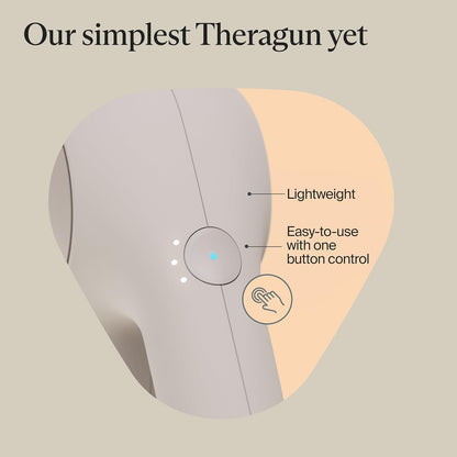 TheraGun Therabody Relief Massage Gun | for Daily Comfort | 3-Speed | Black | Quiet H&held Percussion Muscle Massager for Back, Leg & Shoulder Pain Relief. Lightweight, Easy to Use, Ergonomic Grip