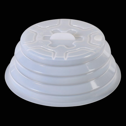 Collapsible Silicone Microwave Plate Cover Splatter Guard | Dishwasher Safe & BPA Free, 11”, Blue