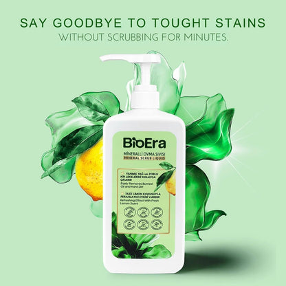 Plant-Derived Cream Cleaner, Cuts Grease, Gently Cleans with Baking Soda, Perfect for Ovens, Sinks, and Walls
