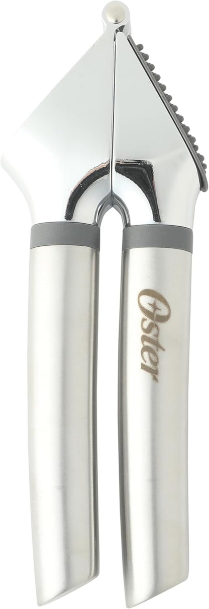 Oster Chadswyck 8” Can Opener, Stainless Steel Manual Can Opener with Soft Grip Handles, Smooth Edge Cutting, Dishwasher Safe