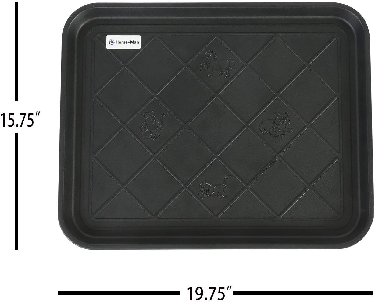Multi-Purpose Boot Tray Mat,Dog Bowl Tray,Waterproof for Indoor and Outdoor Floor Protection