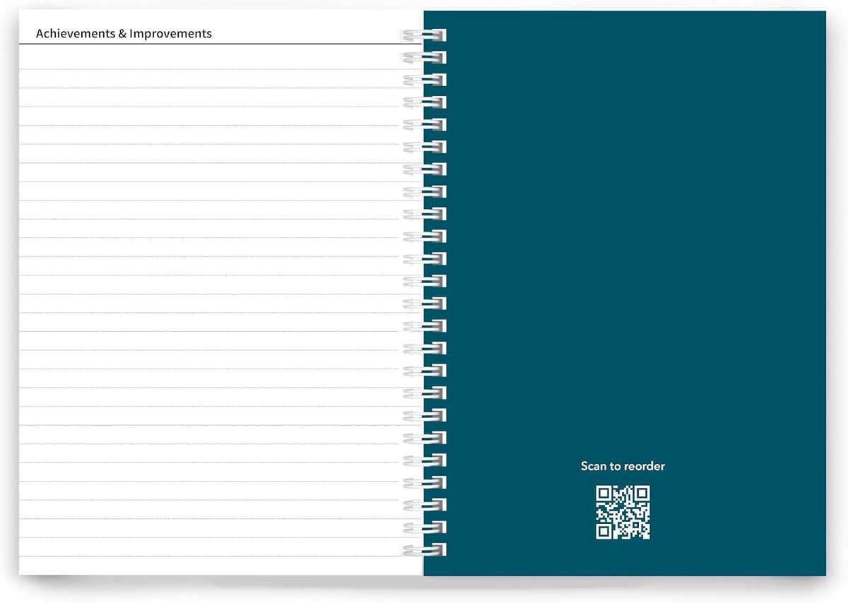 Better Health - Exercise, Nutrition & Wellness Journal - Stay healthy with our handy, simple tracking charts - A5 size with 104 undated pages - For A Happier, Healthier Life (Beige)