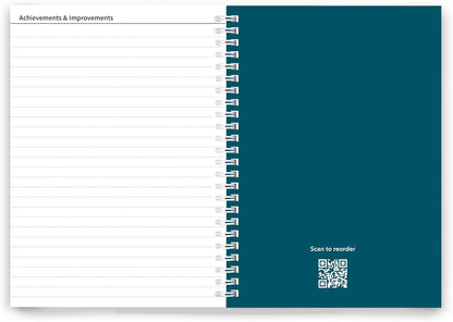 Better Health - Exercise, Nutrition & Wellness Journal - Stay healthy with our handy, simple tracking charts - A5 size with 104 undated pages - For A Happier, Healthier Life (Beige)