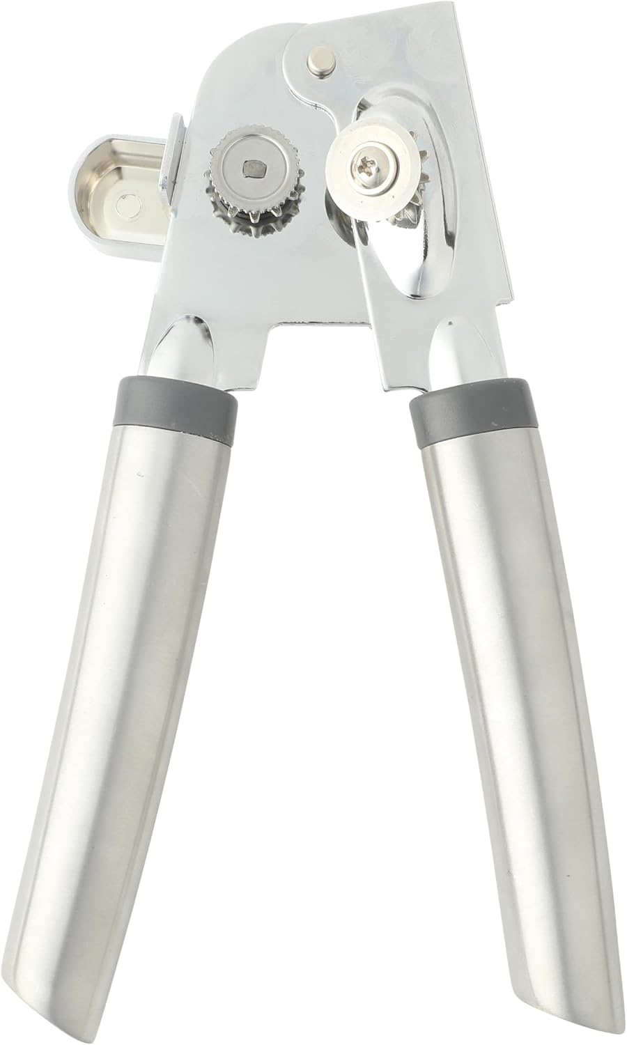 Oster Chadswyck 8” Can Opener, Stainless Steel Manual Can Opener with Soft Grip Handles, Smooth Edge Cutting, Dishwasher Safe