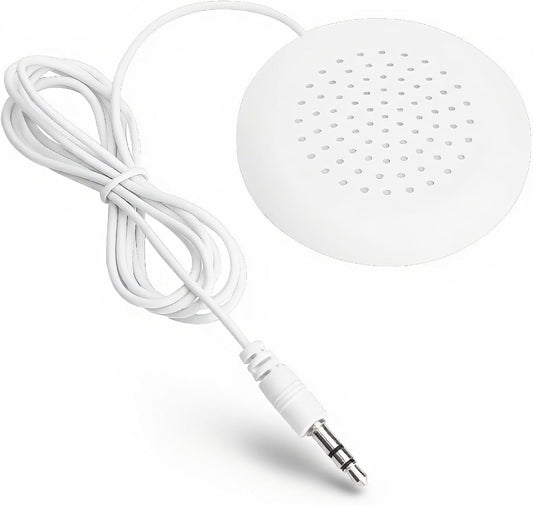 DIY Pillow Speaker, 3.5mm Mini Stereo Speaker Wired Under Pillow Speaker with Ultra Thin Stereo Portable Plug in Speaker for MP3, MP4, CD Player, Mobile Phone