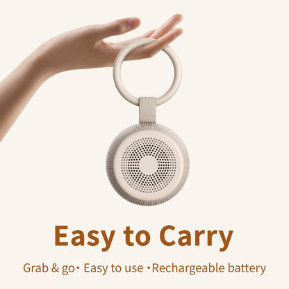 Portable Travel Sound Machine White Noise Machine 40h Battery Brown Noise Machine 30 Soothing Sounds & Hushing Sound for Baby 4 Timers Memory Function 32 Adjustable Volume for Kids Adults Home Office