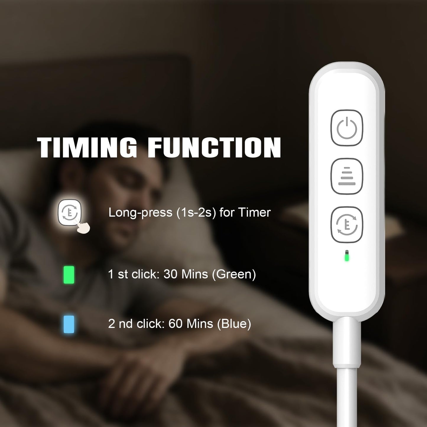 Rechargeable Book Light for Reading in Bed 25 LED - Eye Caring 15 Level Stepless Dimming, Extended 90Hrs Runtime, Lightweight Clip on Light, Gifts for Book Lovers, Black