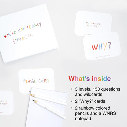 WE'RE NOT REALLY STRANGERS Self-Love Edition Card Game for Teens and Adults | 150 Cards, Journey to Self-Discovery and Empowerment for Singles & Couples, for Memorable Game Nights, Ages 15+, 1-2 Players