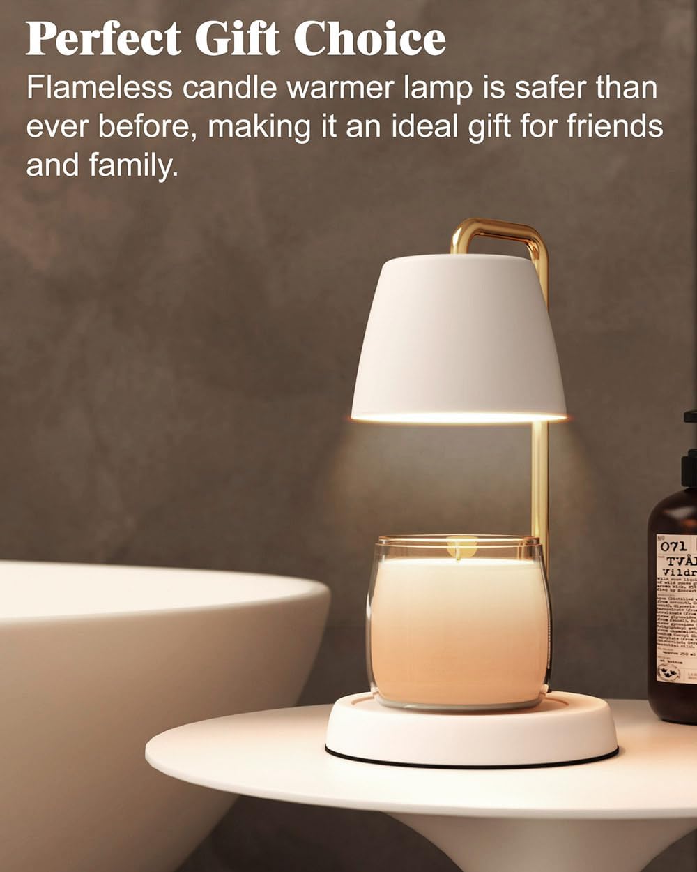 White Candle Warmer Lamp