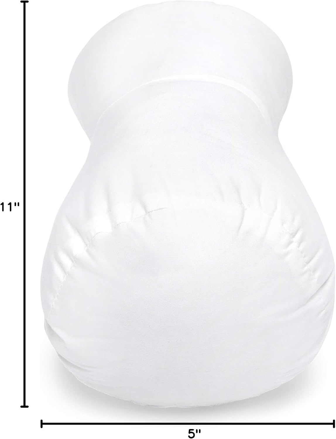 Between the Knees Pillow Round Hypoallergenic Knee Positioning Wedge Pillow