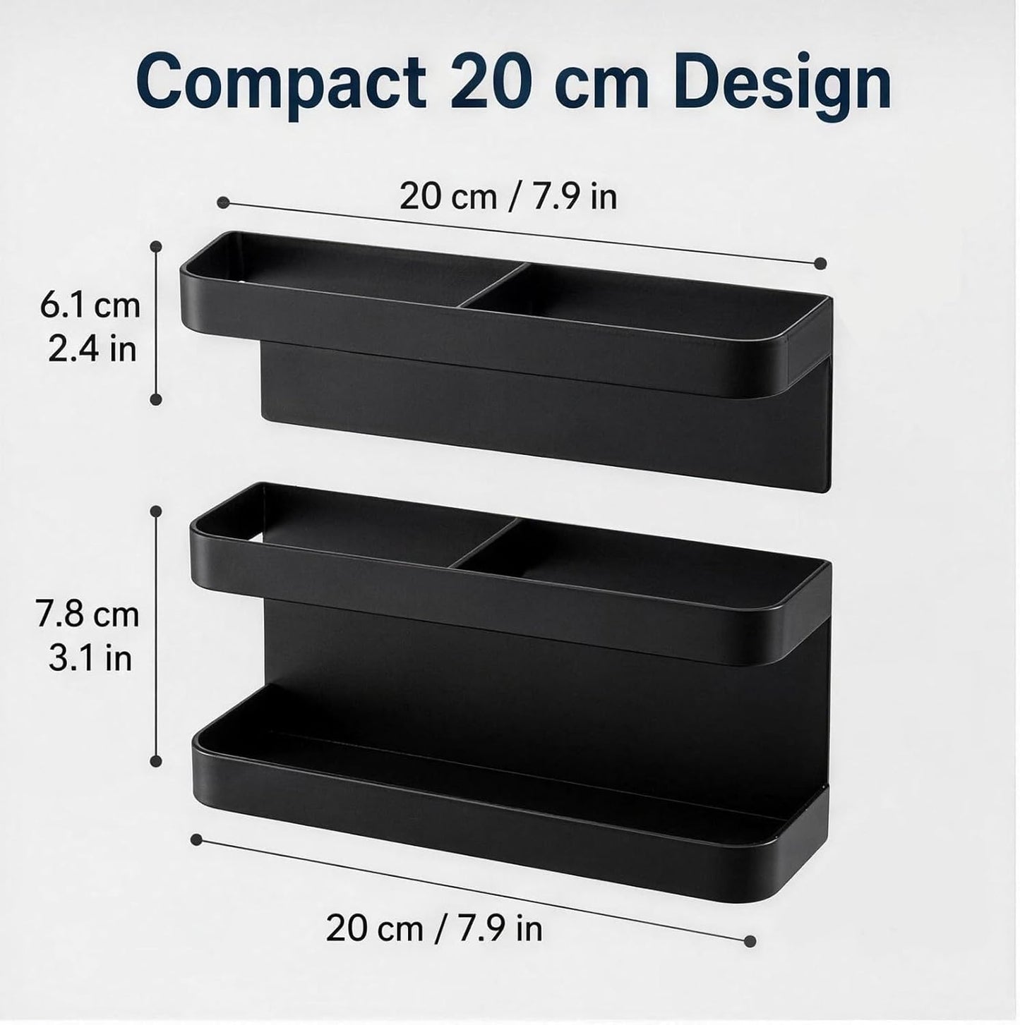 Metal Wall Mounted Umbrella Storage, Umbrella Holder for Entryway, Space Saving Wall Umbrella Rack with Built In Water Tray, Black Metal Umbrella Organizer for Home Office Foyer
