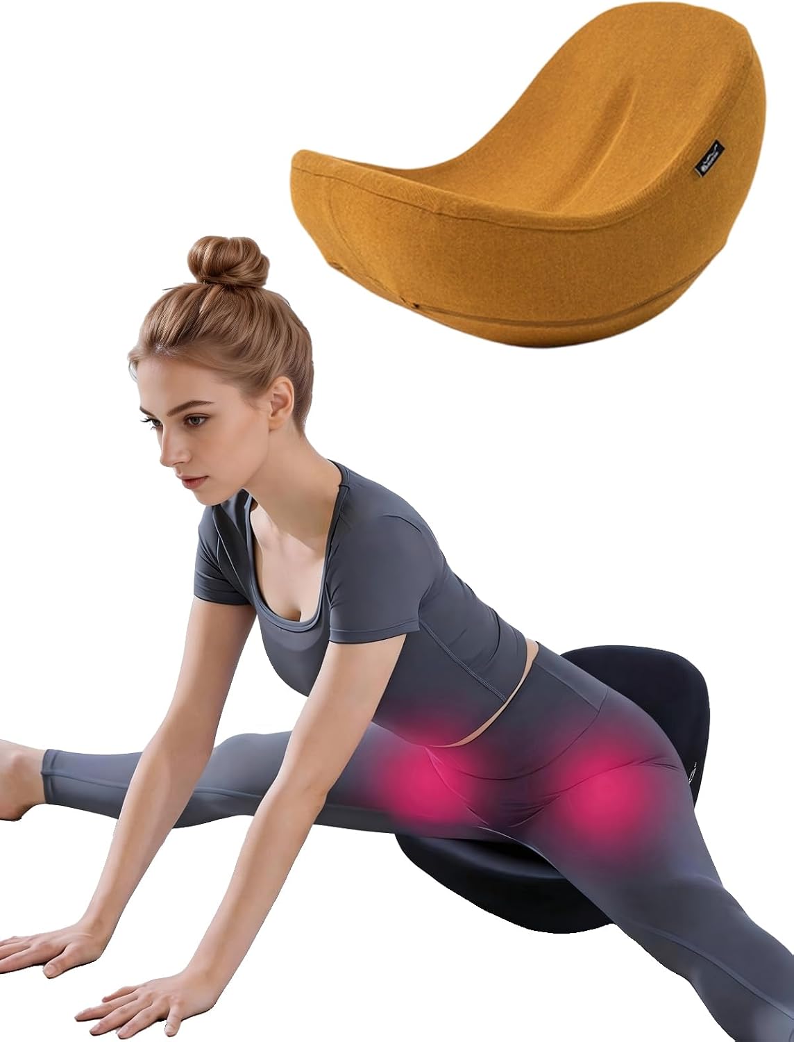 Multi-Functional Stretcher for Legs, Back, and hips; Suitable for Ballet, Dance, Yoga, and Flexibility Training. Relieves Leg and Back Muscle Soreness. Mini, Lightweight, and Portable