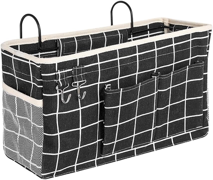 Bunk Bed Organizer, Bedside Caddy Hanging Bed Organizer Storage Bag With Pockets, for College Dorm Rooms Bed, Hospital Bed, Baby Bed Rails,Fishing Chair 14.2 * 4.5 * 7.7inch,Flower