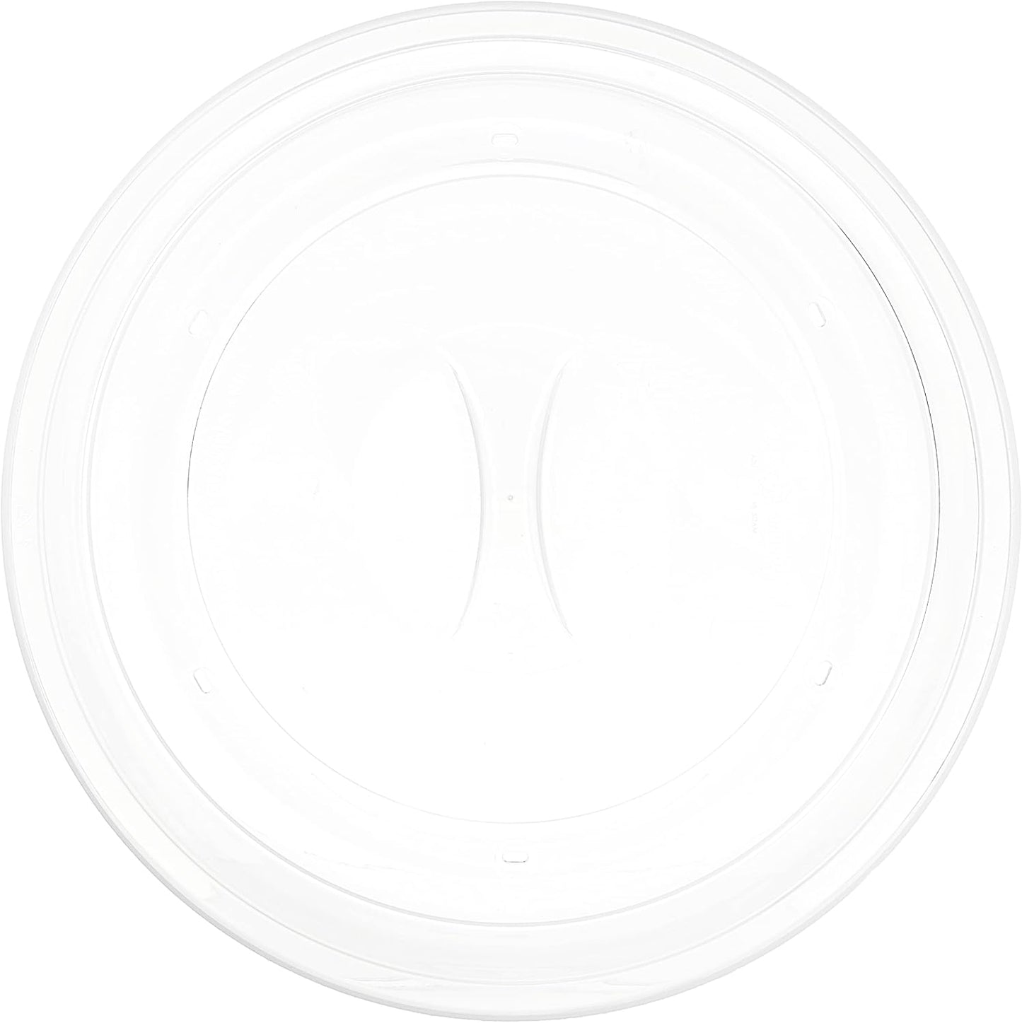 Nordic Ware BPA-free and Melamine Free Plastic Splatter Microwave Cover, 10-Inch (Set of 2), Clear