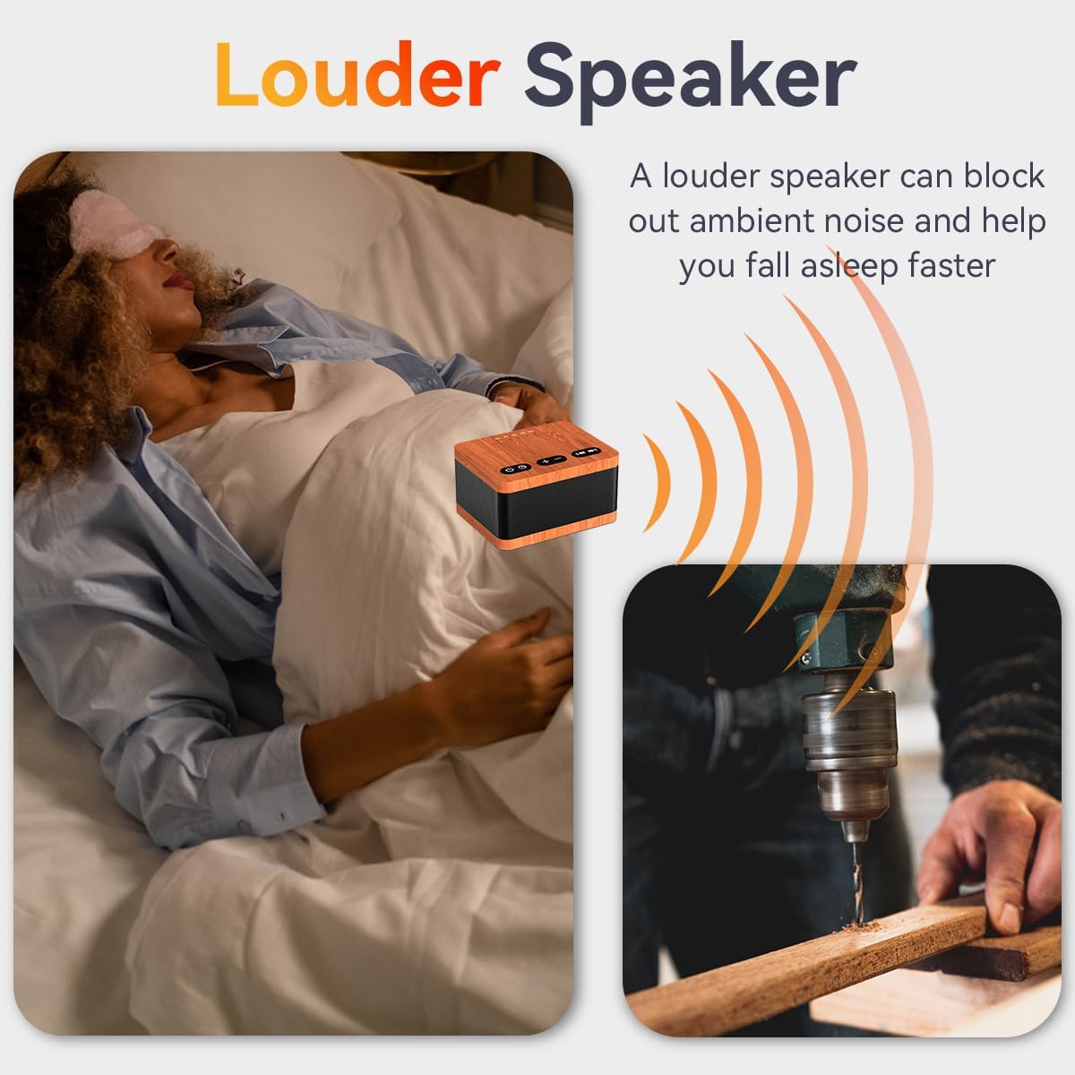 Sound Machine White Noise Machine with 30 Natural Soothing Sounds 32 Levels Volume 5 Timers Memory Function Effectively Blocks Noise Ideal Sleep Machine Brown Noise for Baby Kids Adults Home (Black)
