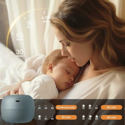 Portable Baby Sound Machine & Essentials for Babies & Kids - Mint