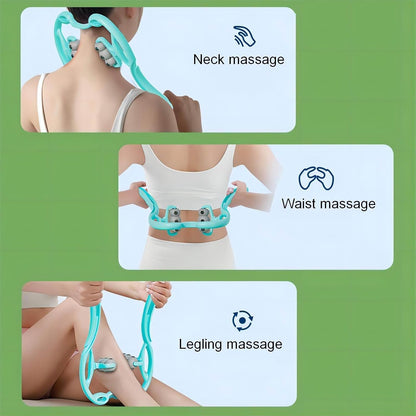 Manual Cervical Neck Massager,Massage The Cervical Spine, Waist And Legs.