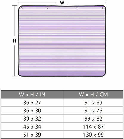 Magnetic Fireplace Cover Purple Stripes Fireplace Screen Decorative Classic Striped Lines Insulation Fireplaces Blocker Blanket Save Energy Fireplaces Draft Stopper Covers for Living Room 36x30 Inch