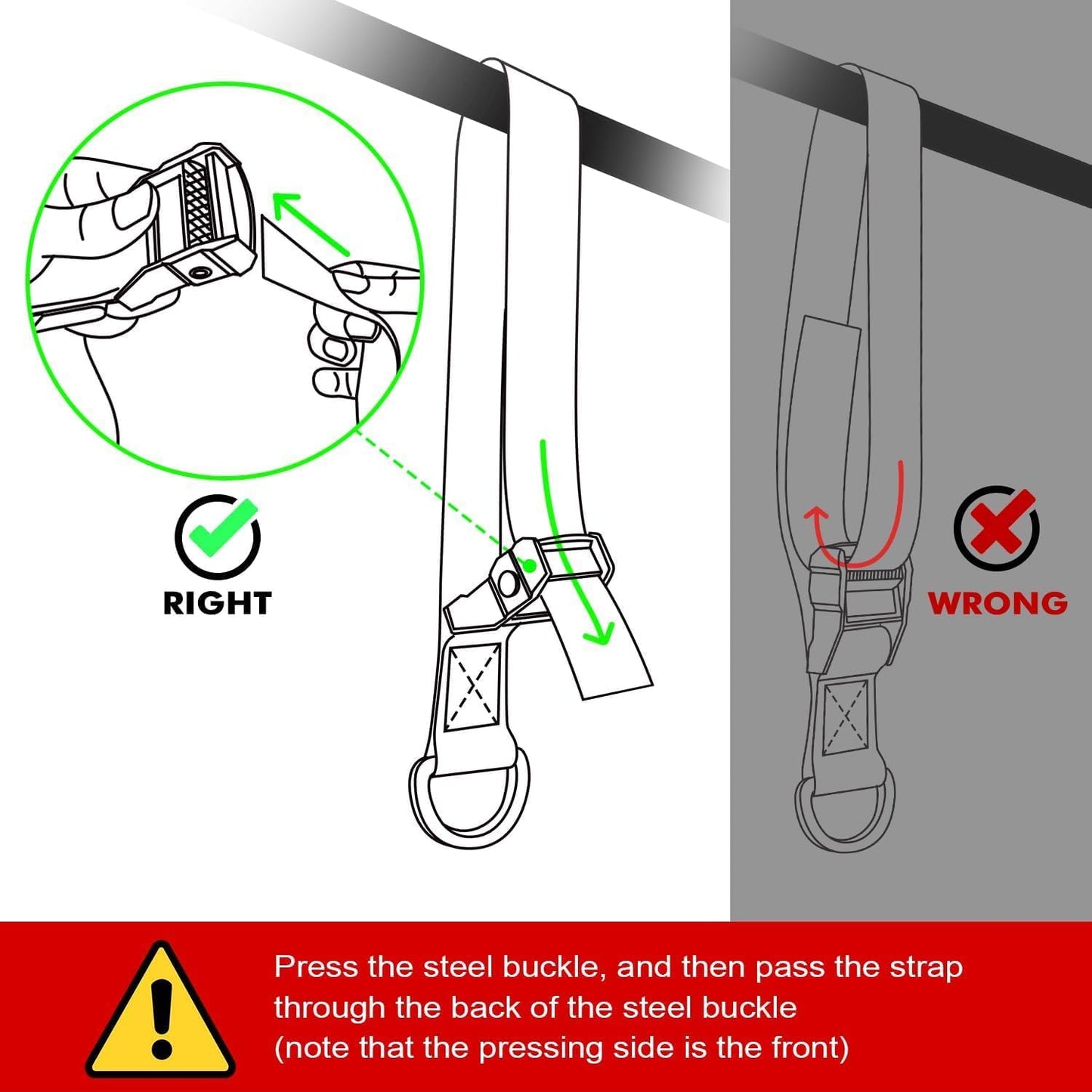 HPYGN Two Foots Pull Up Assistance Bands, Heavy Duty Resistance Band for Pull Up Bar, Adjustable Weight/Size with Fabric Feet/Knee Rest, Bands for Pull Up Assist for Strength Training, Pull Up