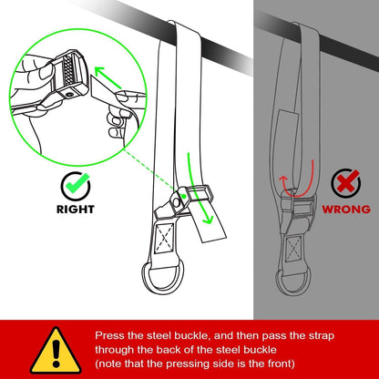 HPYGN Two Foots Pull Up Assistance Bands, Heavy Duty Resistance Band for Pull Up Bar, Adjustable Weight/Size with Fabric Feet/Knee Rest, Bands for Pull Up Assist for Strength Training, Pull Up