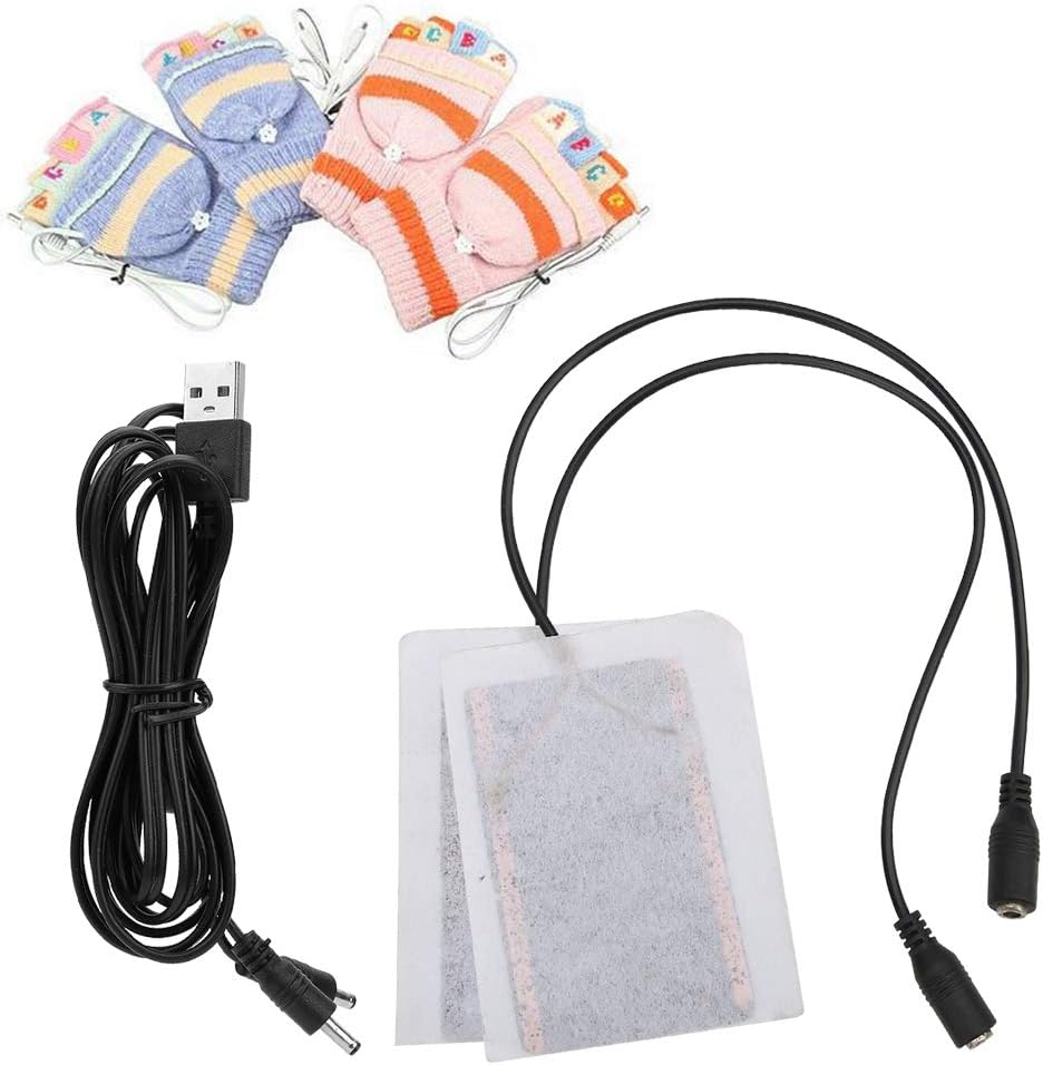 Portable 5V Carbon Fiber Heating Pad , Hand Warmer , USB Electric Fever Heat Mat for Keeping Warm in Gloves and Pockets , Mountaineering Protective Equipment