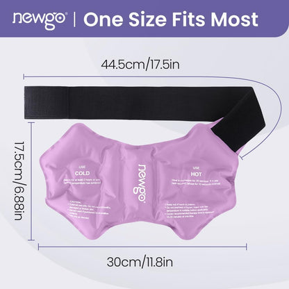NEWGO Ankle Ice Wrap – Reusable Cold Pack for Swelling & Post-Surgery | Reusable Gel Ice Wrap for Ankle, Cold Therapy for Sprains, Swelling, and Post-surgery Recovery, Ideal for Ankle Injuries