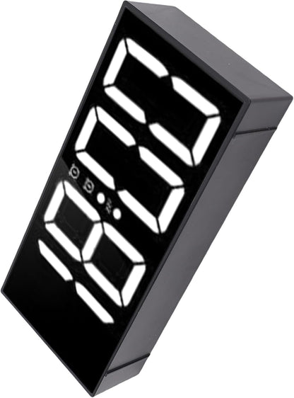 Matybobe Loud Dual Alarm Clock Mirror LED Vibrating Bed Shaker for Heavy Sleepers