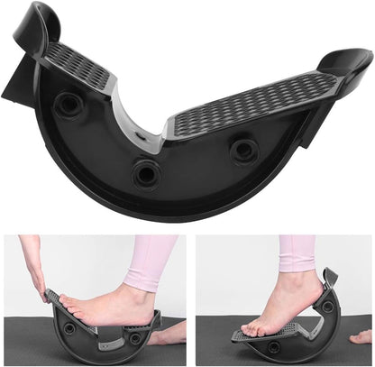 Foot Stretcher Pedal Foot Exercise Rocker, Foot Stretcher Rocker for Foot Calf Leg Recovery, Nonslip Foot Calf Rocker Pedal for Plantar Fasciitis Achilles Tendonitis Calf and Foot Pain Shin(Black)